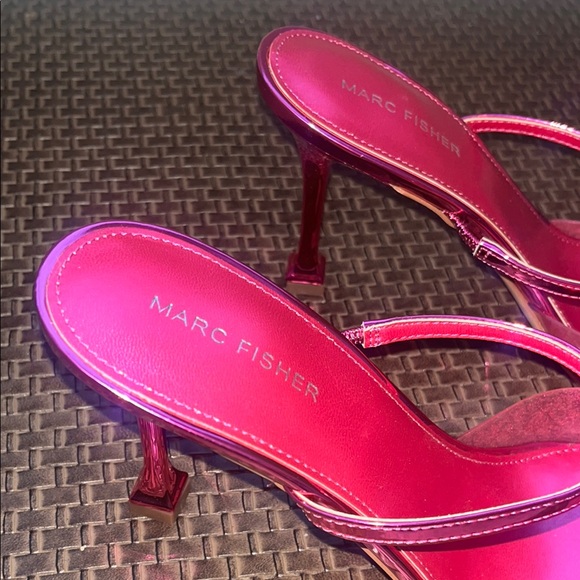 Marc Fisher Pink Women's Heels - Picture 4 of 5